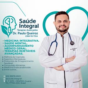 CLÍNICA SAÚDE INTEGRAL - DR. PAULO QUEIROZ (CRM-TO 7554)