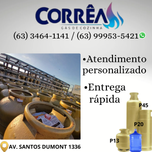 CORRÊA GÁS DE COZINHA - REVENDEDOR AUTORIZADO SUPERGÁSBRAS