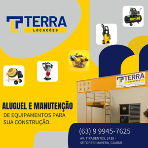 TERRA LOCAÇÕES - ALUGUÉL DE MÁQUINAS, EQUIPAMENTOS E FERRAMENTAS